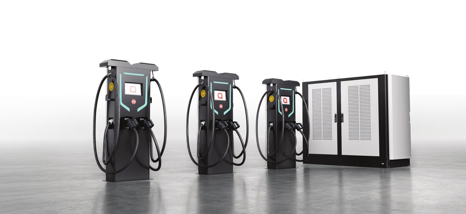 Power cabinet and dispenser